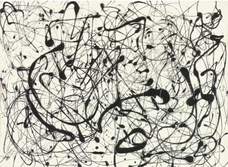 Jackson Pollock No. 14 Gray